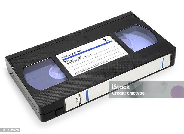 Photo libre de droit de Vidéo Cassette Vhs banque d'images et plus d'images libres de droit de Cassette vidéo - Cassette vidéo, 1990-1999, Fond blanc