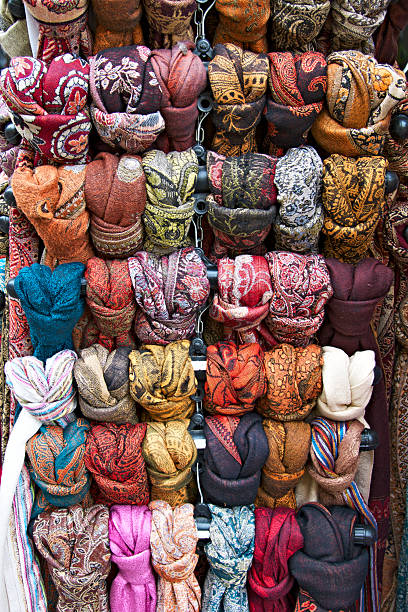 istock Colorful scarves 184325906