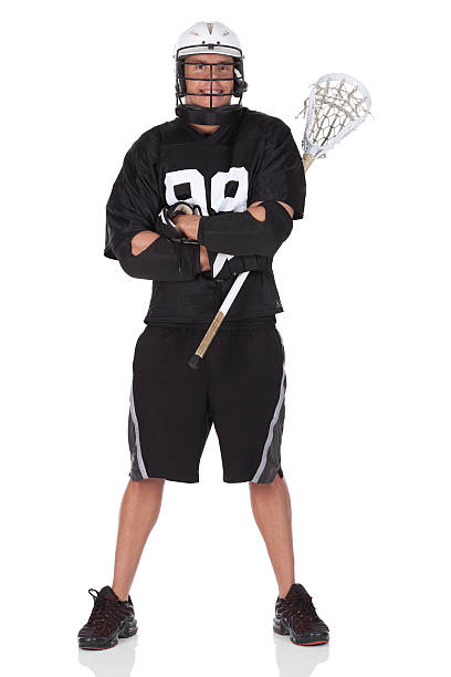 istock Lacrosse player standing with arms crossed 184326243