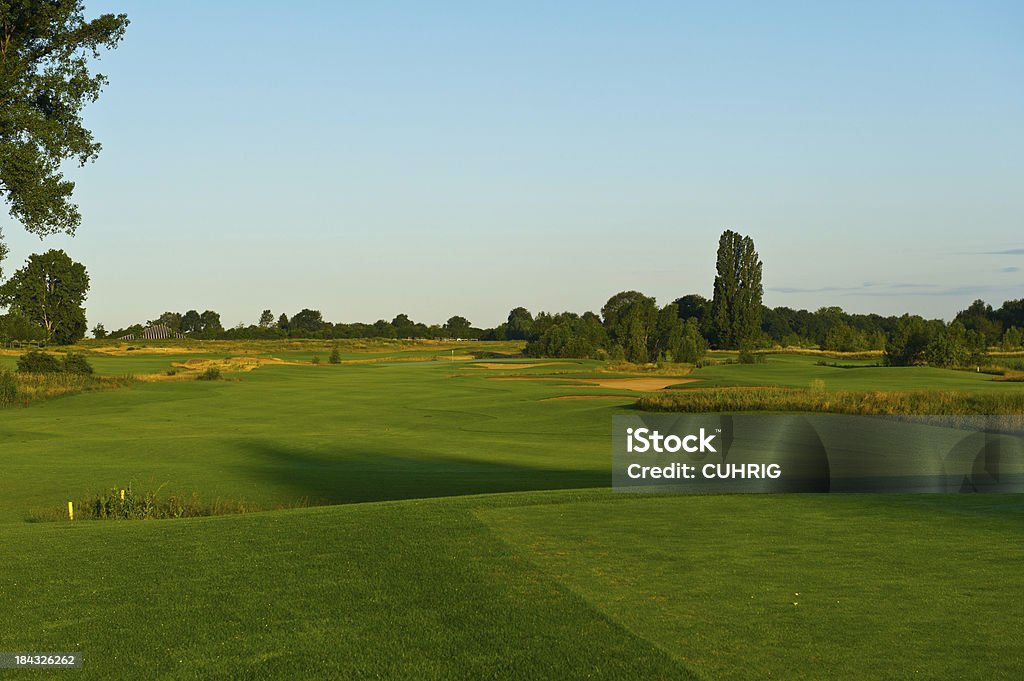 golfcourse 아침에 - 로열티 프리 골프 스톡 사진