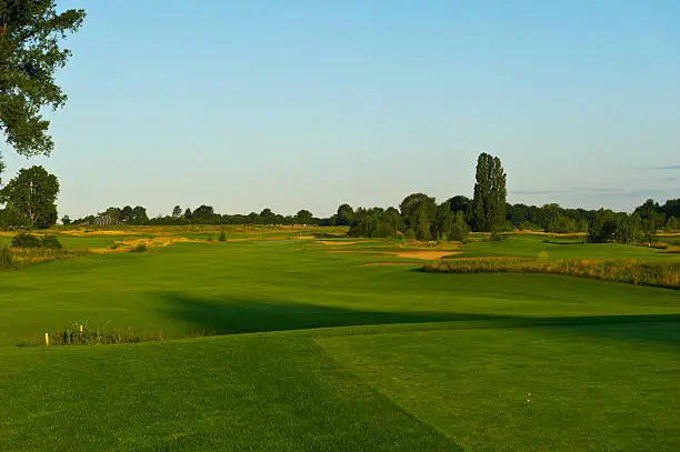 Gut Neuhof Golf Course near frankfurt early on a summer day