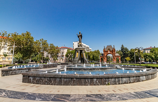 Monument to Catherine II in Krasnodar. The sights of Krasnodar.