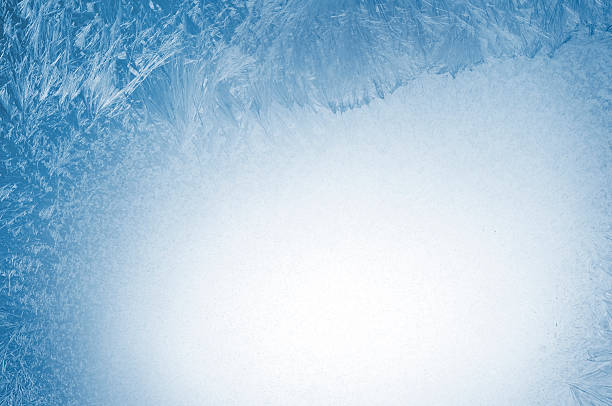 氷の背景 - 氷晶 ストックフォトと画像