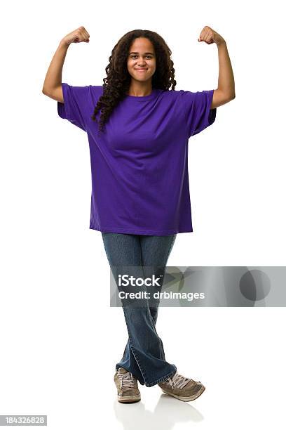 Retrato De Mujer Foto de stock y más banco de imágenes de Camiseta - Camiseta, Adolescente, Demasiado grande - Tamaño