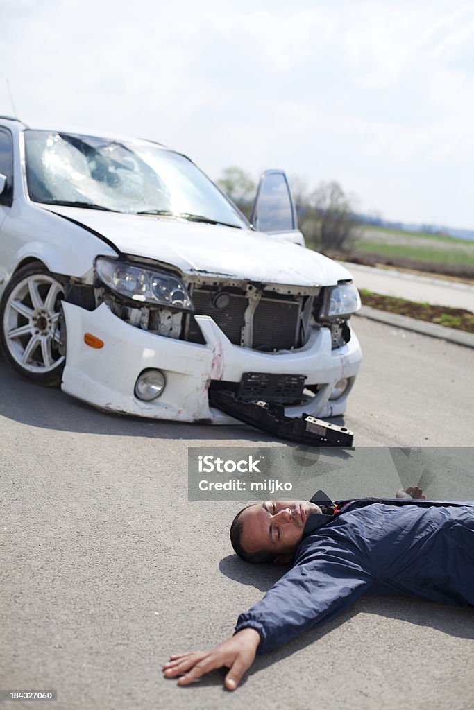 Car accident - Lizenzfrei Abbrechen Stock-Foto