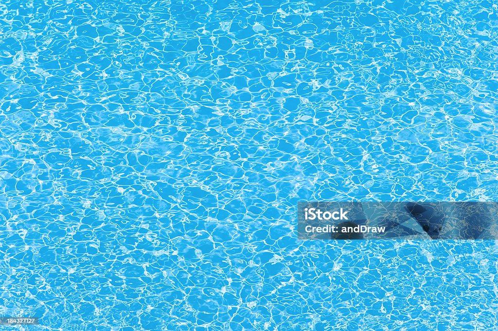 Wasser wave Muster mit Swimmingpool - Lizenzfrei Ansicht aus erhöhter Perspektive Stock-Foto
