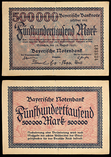 Bavarian money from 1923 500000 marks