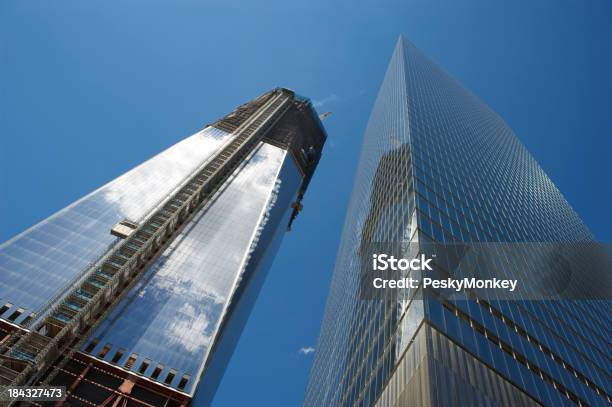 One World Trade Center Unter Konstruktion Mit Wolkenkratzer Stockfoto und mehr Bilder von Architektur