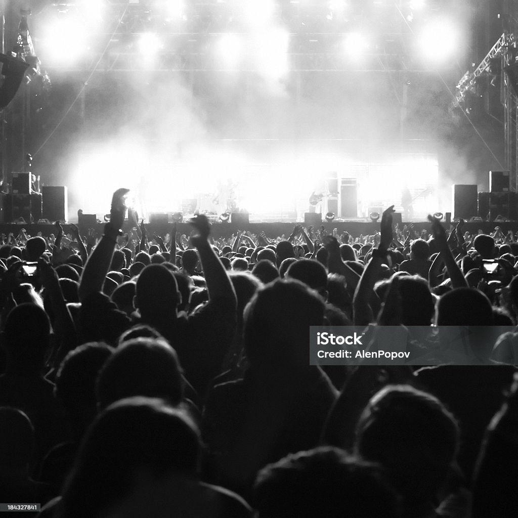 Multitud de conciertos - Foto de stock de Audiencia libre de derechos