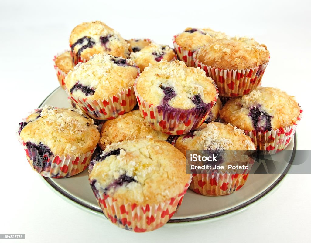 Bollos de arándanos - Foto de stock de Al horno libre de derechos