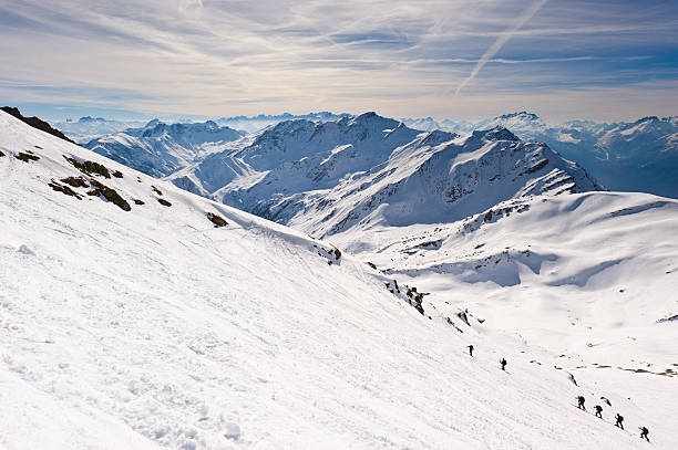 istock High mountain landscape with alpinists 184328820