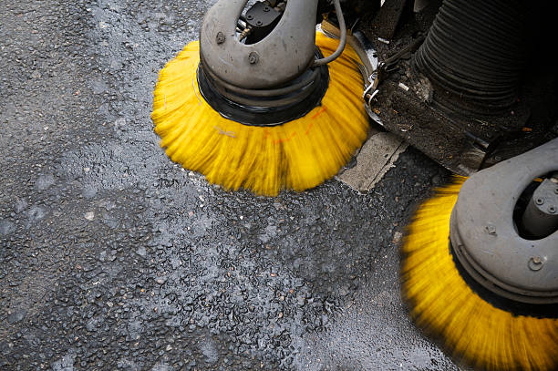 vehicle to sweep and clean the city