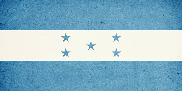 Photo of Flag of Honduras Close-Up (High Resolution Image)