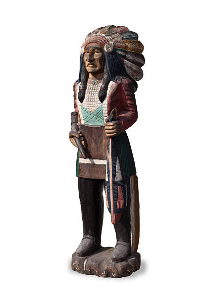 istock Antique Cigar Store Indian 184329173