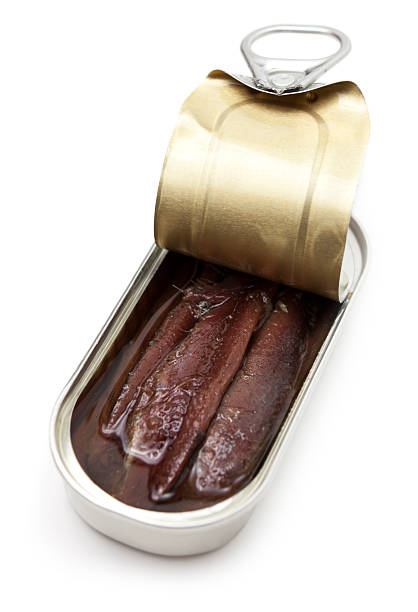 istock Canned anchovies 184329244