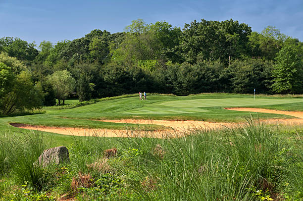 nova jersey golfe - new jersey landscape putting green golf imagens e fotografias de stock