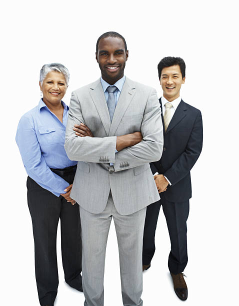 istock African American business man with his team 184329619