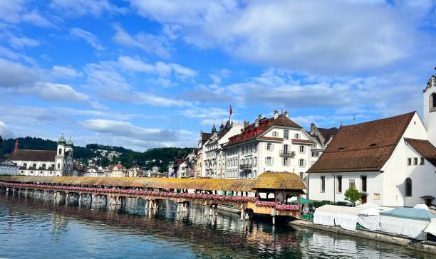 istock Chapel Bridge-Lucerne, Switzerland 1843297390