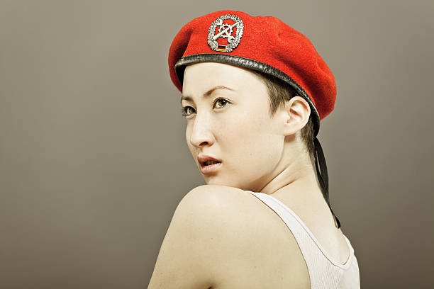 istock Military girl 184329856