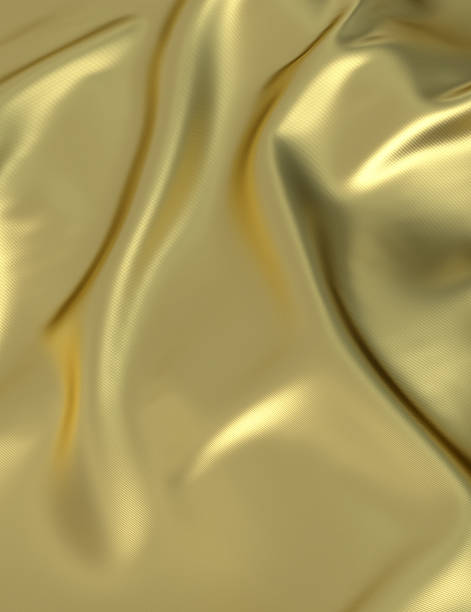 istock Elegant golden silk 184329941