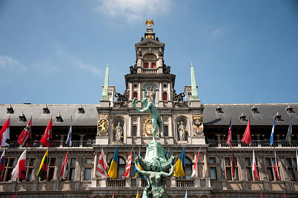 istock City Hall and Brabo,  Antwerp – Belgium. 184330044