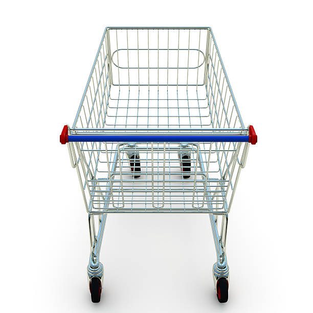 istock Metal Shopping Cart 184330544