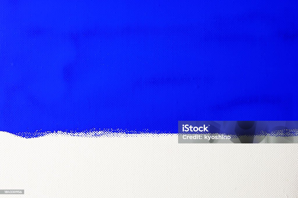 Azul pintado em fundo de textura de lona - Royalty-free Azul Foto de stock