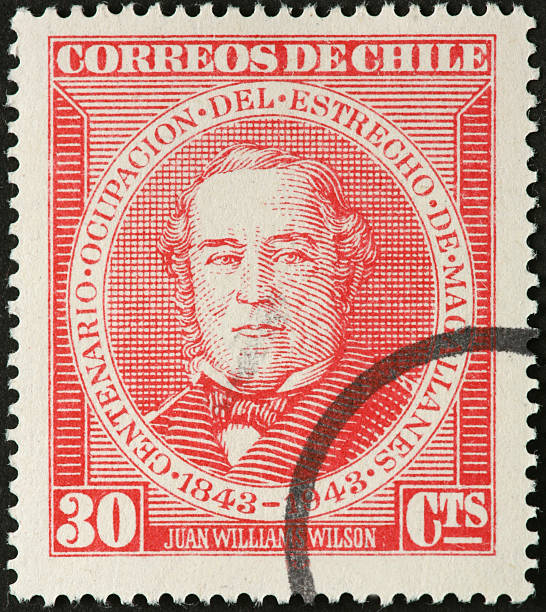 istock old Chilean postage stamp Juan Williams Wilson 184331478