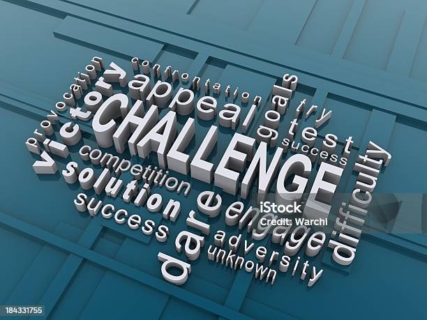 Challenge Stockfoto und mehr Bilder von Anstrengung - Anstrengung, Bitten - Aktivitäten und Sport, Einzelwort