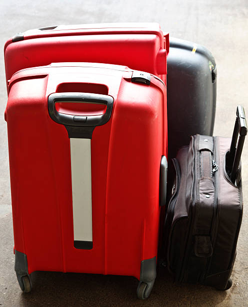 istock Collection packed of suitcases on the tarmac. 184331856