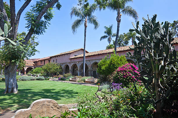 istock San Juan Capistrano CA: Old Mission Courtyard 184332193
