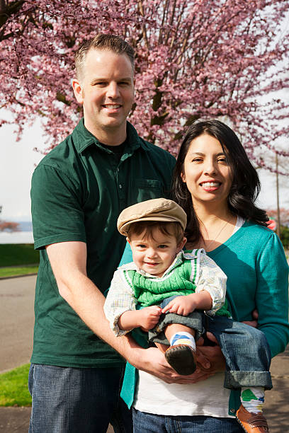 istock Springtime Family Portrait 184332281