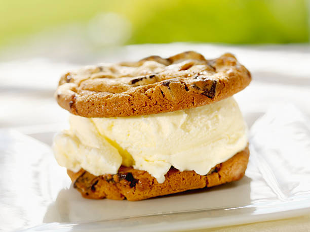 아이스크림 샌드위치 - ice cream sandwich 뉴스 사진 이미지