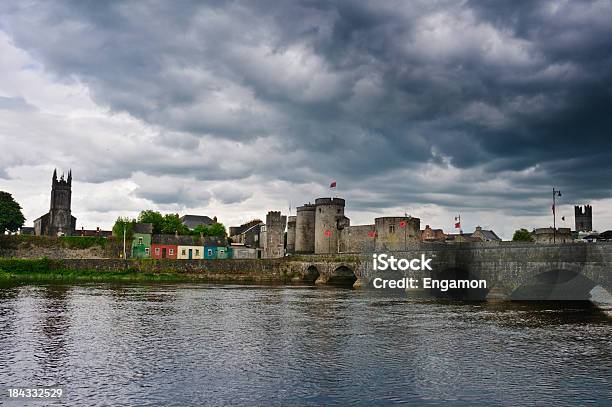 Medieval Ireland King John Castle Limerick Stock Photo - Download Image Now - County Limerick, Ireland, Shannon River