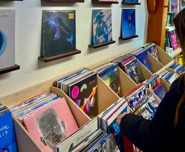 Retro Album Shopping