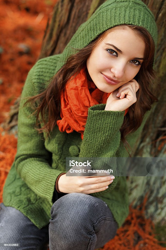 Herbst portrait - Lizenzfrei Attraktive Frau Stock-Foto