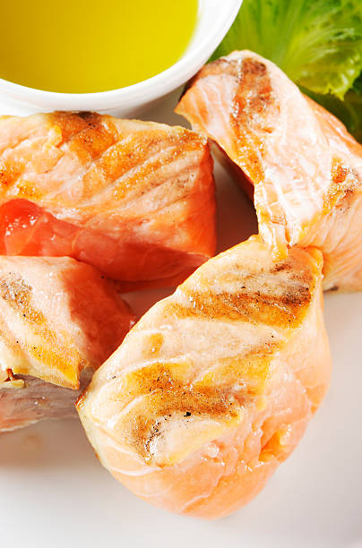 Grilled salmon