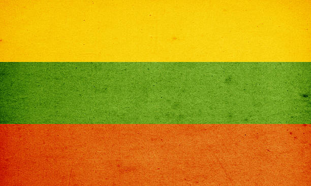 istock Flag of Lithuania Close-Up (High Resolution Image) 184333366