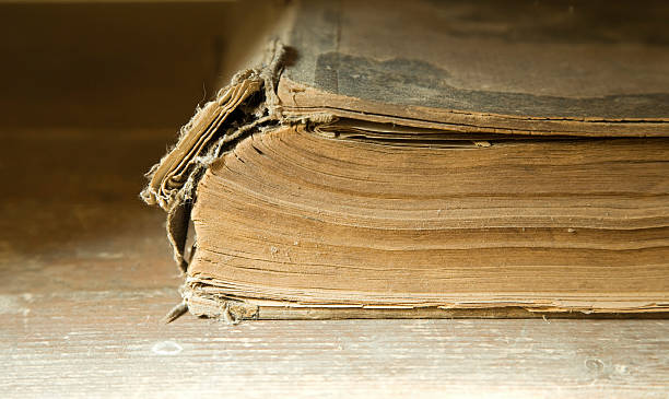 dusty lettura - book dust old retro revival foto e immagini stock