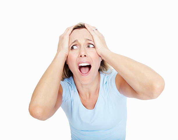 istock Beautiful woman frustrated 184335794
