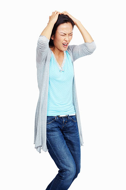 istock Frustrated business woman screaming 184335859
