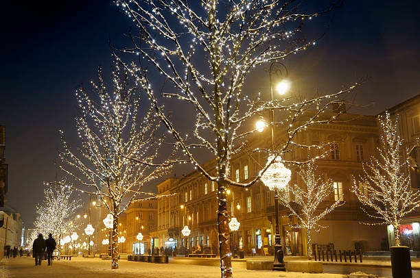 istock Christmas decorations in Warsaw 184336269