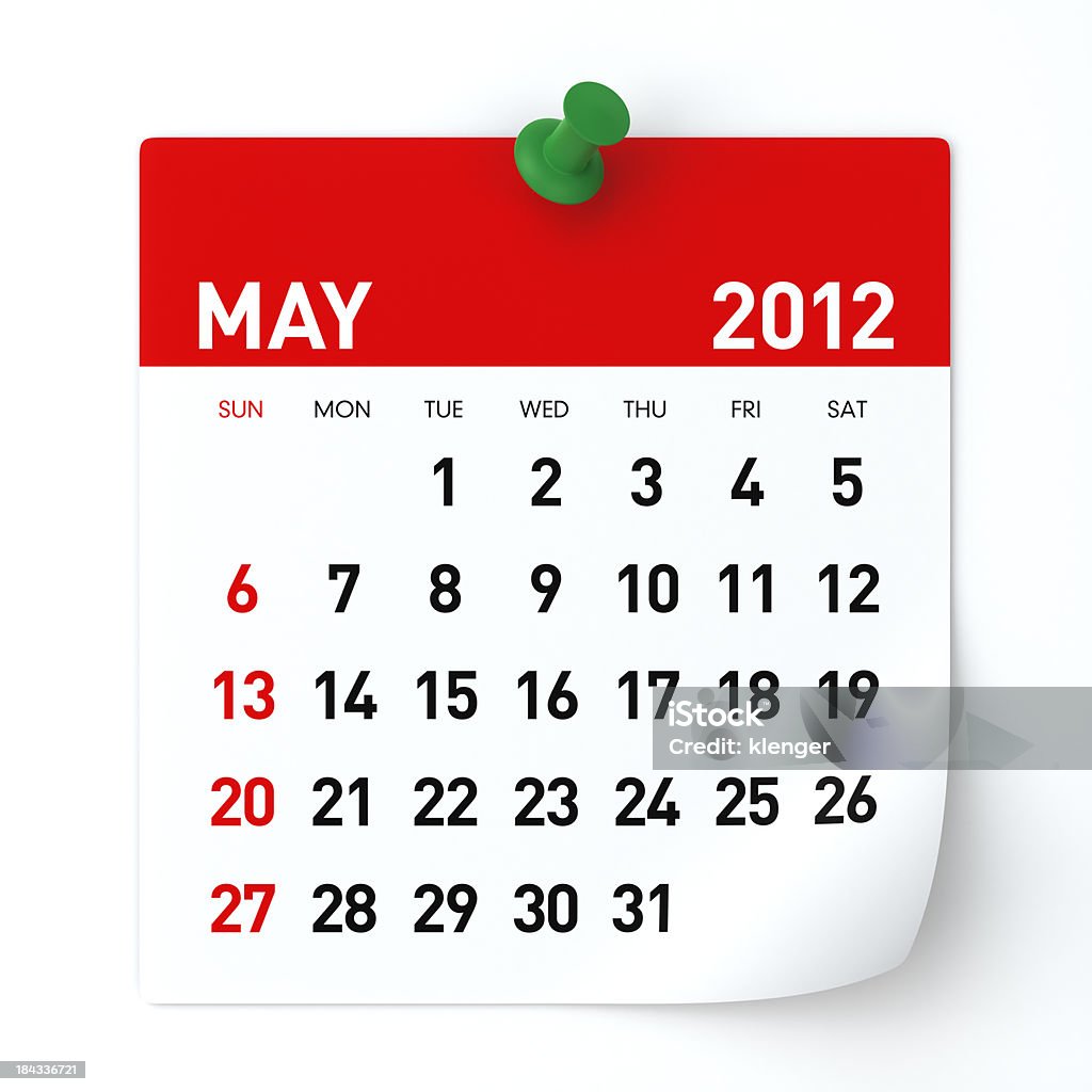 May 2012 - Calendar "3D RenderingSimilar Images of new year, christmas, year 2012, calendar, holiday, celebration:" 2012 Stock Photo