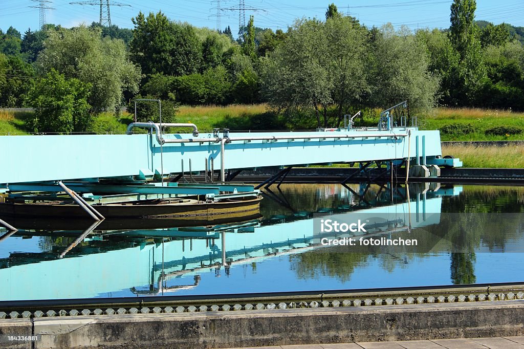 Abwasser-Behandlung - Lizenzfrei Kläranlage Stock-Foto