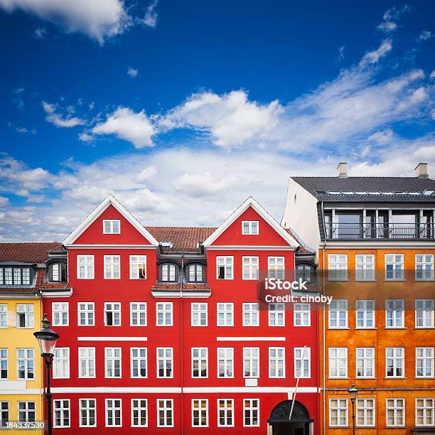 Photo libre de droit de Nyhavn Numéro 18 20hans Christian Andersen Chez banque d'images et plus d'images libres de droit de Nyhavn - Nyhavn, Fenêtre, Bâtiment vu de l'extérieur