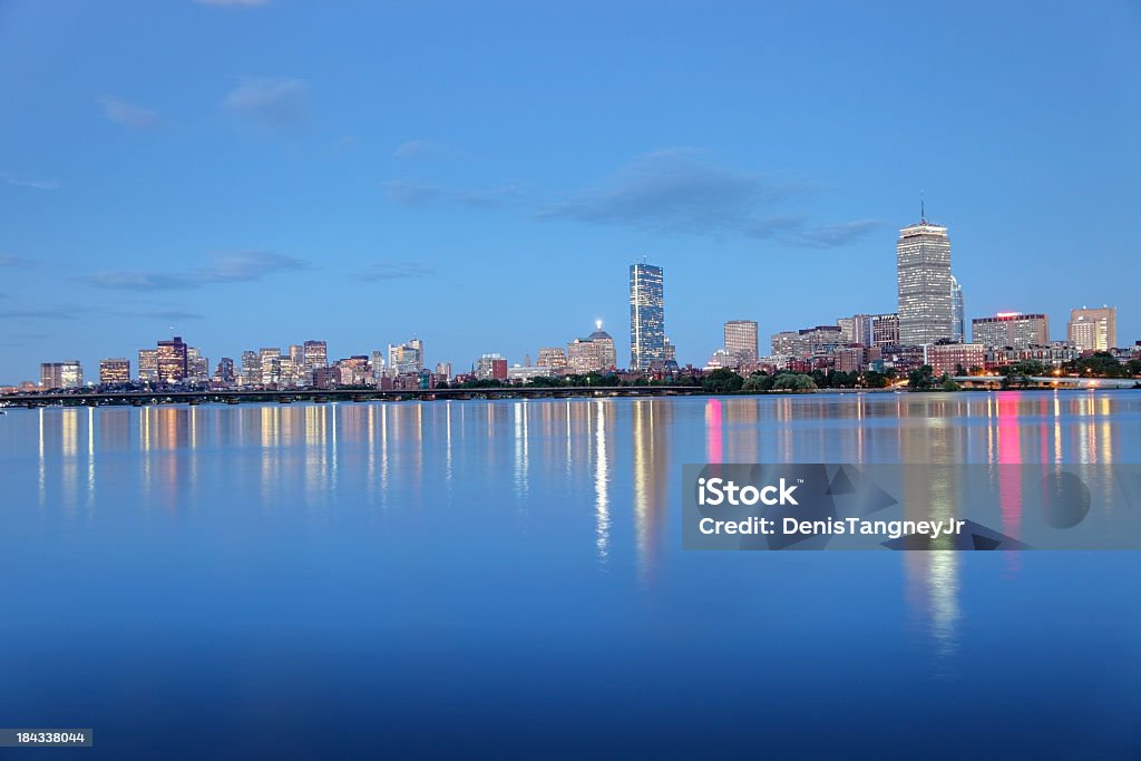 Тихий вечер в Бостоне - Стоковые фото Архитектура роялти-фри