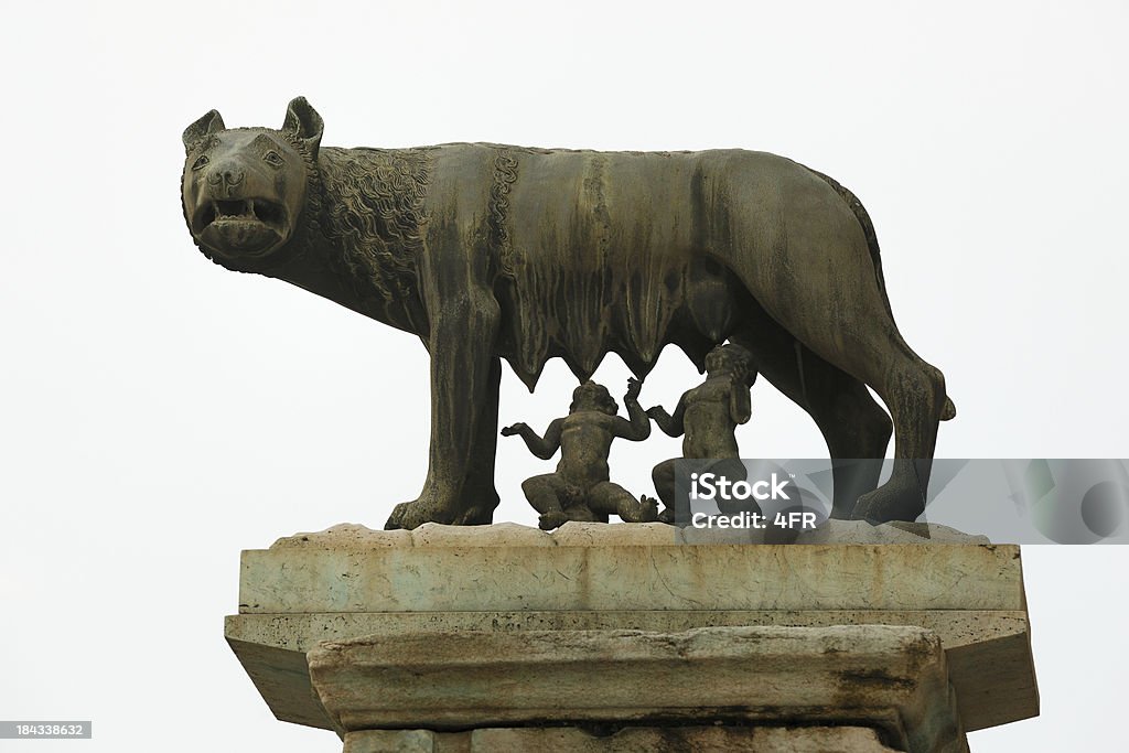 Capitoline lobo con Romolus y Remus, Roma (XXXL - Foto de stock de Arte libre de derechos