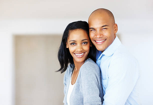 istock Attractive couple enjoying themselves 184339414