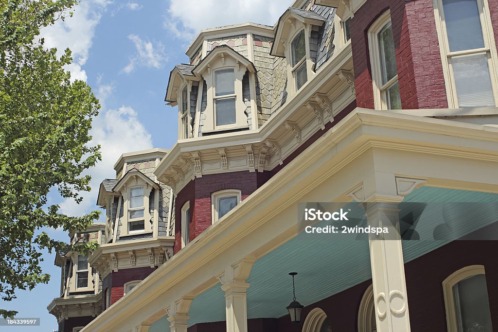 Rowhouse à Lancaster, en Pennsylvanie - Photo de Lancaster - Pennsylvanie libre de droits