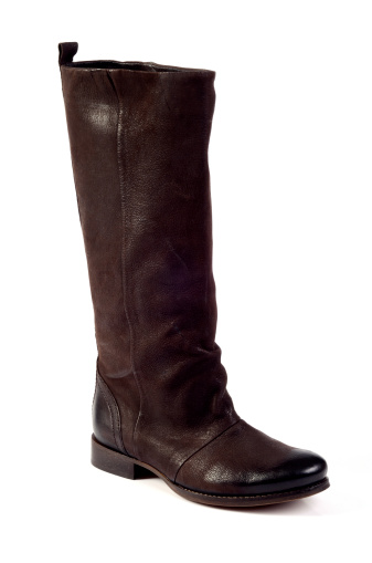 woman leather boots